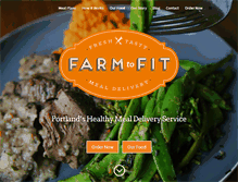 Tablet Screenshot of farmtofit.com